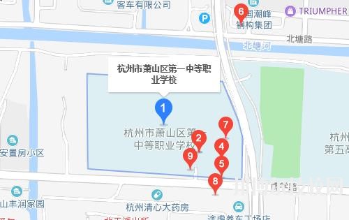 杭州蕭山區(qū)第一中等職業(yè)學校地址在哪里