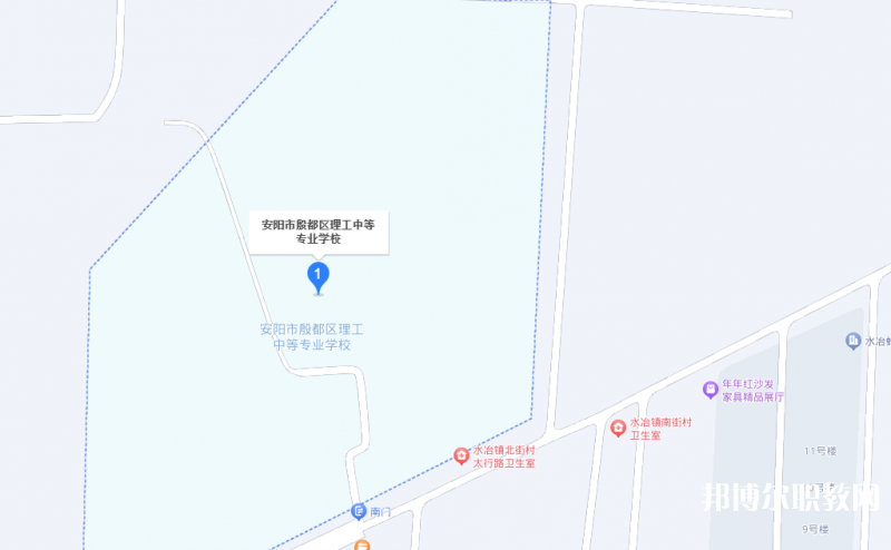 安陽市殷都區(qū)理工中等專業(yè)學(xué)校地址，乘車路線