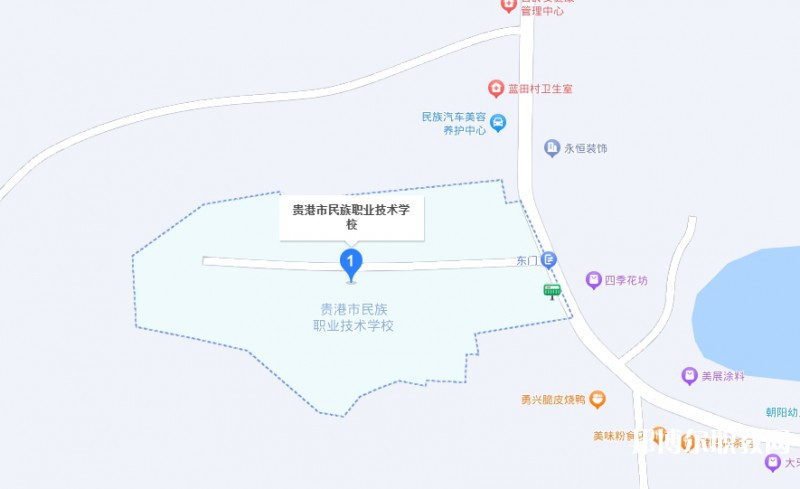貴港市民族職業(yè)技術(shù)學校地址，乘車路線
