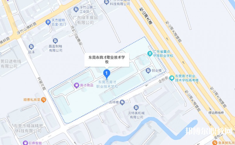 東莞市育才職業(yè)技術(shù)學(xué)校地址，乘車路線